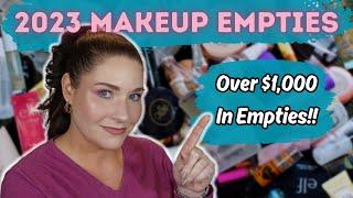 2023 MAKEUP EMPTIES  All The Makeup I Panned This Year