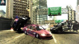 Mitsubishi Evo - Need For Speed Most Wanted  Epic Police Chase