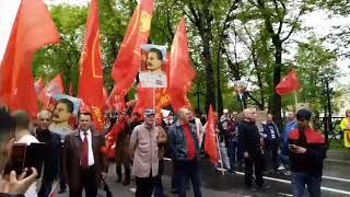 Сталинский полк 9 мая в Москве.