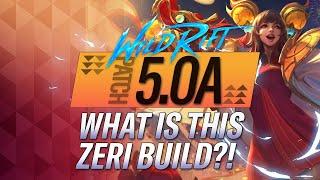 WHO LET BRO COOK THIS ZERI BUILD? HOW DOES THIS WORK?  Zeri Wild Rift Gameplay