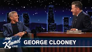 George Clooney on NY Times Op-Ed on Biden Insults from Trump Film with Brad Pitt & Pulling Pranks