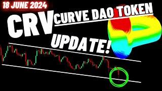 Curve DAO Token CRV Crypto Coin Update  18 June 2024