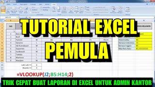 TUTORIAL EXCEL PEMULA LENGKAP