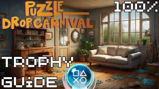 Puzzle Drop Carnival  Easy FREE Fast Platinum  100% Trophy Guide