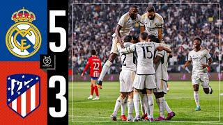 Real Madrid 5-3 Atlético de Madrid  HIGHLIGHTS  Spanish Super Cup