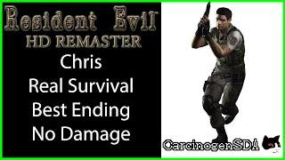 Resident Evil HD Remaster PC No Damage - Chris Real Survival Best Ending 14643