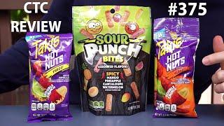 Takis Hot Nuts Flare & Fuego vs. Spicy Sour Punch Bites CTC Review #375