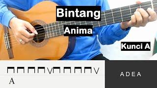 Kunci Gitar Anima Bintang Belajar Gitar  Chord Gitar - Nada Dasar A