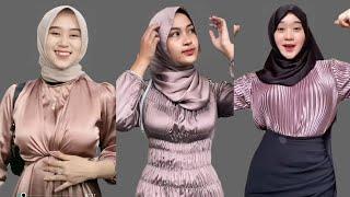 kumpulan jilbab satin licin bodygoals tobrut full HD  part 6