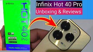 Infinix Hot 40 Pro Unboxing & Review Whats price?2024