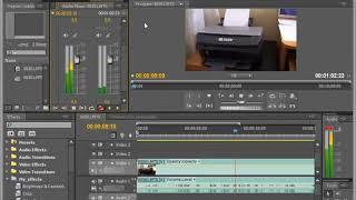 Запись через микрофон в Adobe Premiere Pro