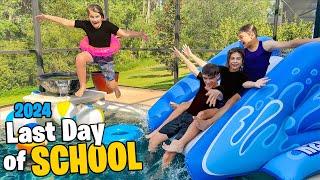 LAST DAY OF SCHOOL First Day of Summer Pool Party 2024 FUNhouse Family Vlog