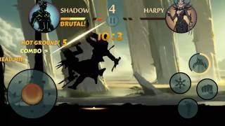 Shadow Fight 2   Stone Grove - Score fight + Hot Ground - No cheats  ANGI GAMERS