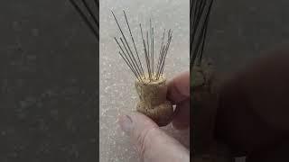 DIY pincushion made from cork in this video I will show you a simple idea
