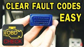 How to easy ReadClear car Fault Codes ELM327 OBD II