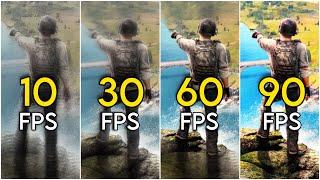 Does FPS Matter?   10FPS TO 90FPS  PUBG Mobile