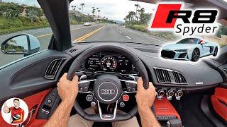 The Audi R8 Performance Spyder RWD is Supercar Star Power for Less $$ POV Drive Review