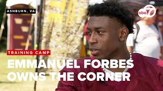 Cornerback Emmanuel Forbes set on making an impact in Year 2