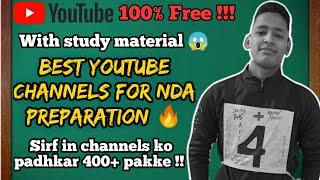 Best Youtube channels for NDA Preparation  NDA 2021  100% free Score 400+