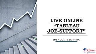 WATCH This Live Online Job Support Demonstration in Tableau Desktop is Great #tableau