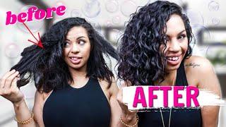 WASH NOW STYLE LATER Curly Hair Routines 2C3B Hair  FOR BEGINNERS