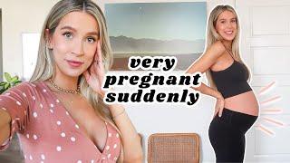 FEELING VERY PREGNANT SUDDENLY + HOSPITAL TOUR DAY  leighannvlogs