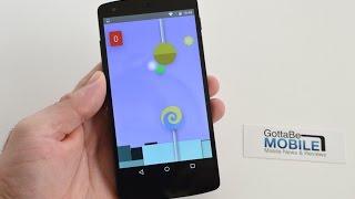 Android 5.0 Lollipop Flappy Birds Easter Egg