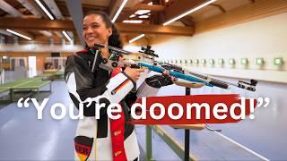 Clueless shooting newbie shocks Paris 2024 Olympian in shootout