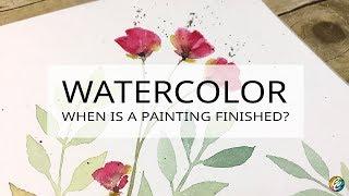 watercolor painting how to balance the composition