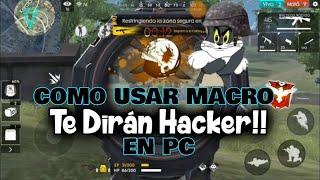 MACRO NUEVO TRUCO NUEVO TAILANDES? FREE FIRE 100% DISPAROS A LA CABEZA EN PC EMULADOR INCREIBLE