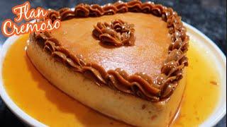 FLAN CREMOSO DE CORAZON