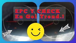 Error Epc y Check en Gol Trend 