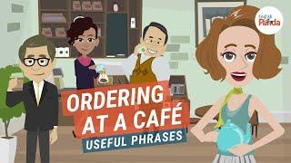 English Conversation at a Café Coffee Shop  Useful Phrases