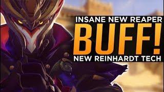 Overwatch HUGE Reaper BUFF - NEW Reinhardt Tech