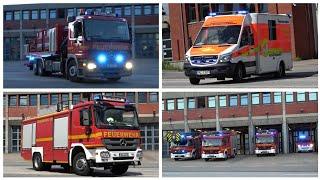 8 Std Wache 1  WLF Baby ITW uvm... Einsatzfahrten Feuerwehr Lübeck Feuer - und Rettungswache 1