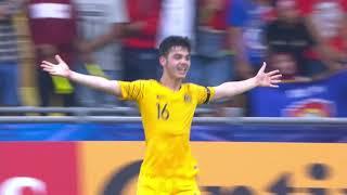 Indonesia 2-3 Australia  AFC U16 Malaysia 2018  Quarter-finals