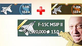 GRINDING MOST POWERFUL AIRCRAFT F-15C MSIP II  - WAR THUNDER