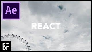 Text Shapes Images React to Music - After Effects