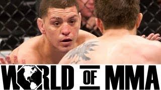 What Does Nick Diaz Say To His Opponnents During Fights