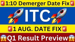 110 DEMERGER1 AUG. FIXITC SHARE LATEST NEWSITC NEXT TARGETSHARES LATEST NEWS TODAY