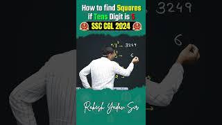 How to find squares if tens digit is 5?