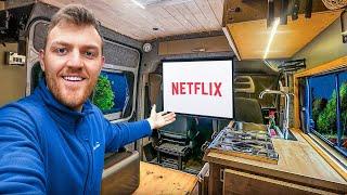 Luxury Vanlife Wild Camping Alone In The Woods