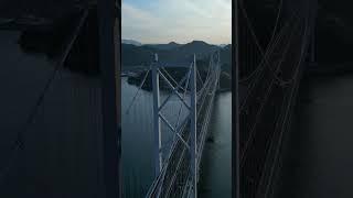 Innoshima Bridge in the beautiful sea of Japan