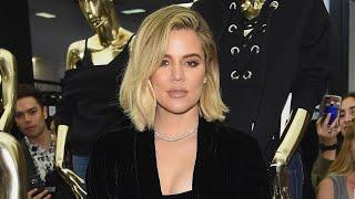 Pregnant Khloe Kardashian Poses in Sheer Bra In New Photos