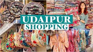 SHOPPING in Udaipur - BEST Stores to shop cost varieties markets