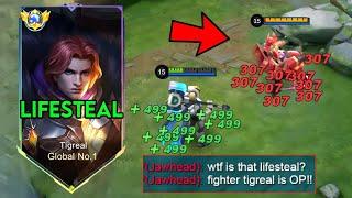 TIGREAL NEW SUPER LIFESTEAL BUILD 2024recommended build