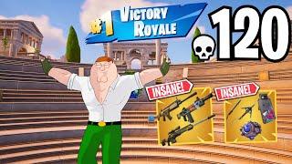 120 Elimination PETER GRIFFIN Solo vs Squads WINS Full Gameplay Fortnite Chapter 5 Season 1