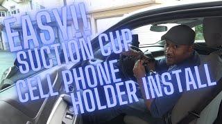 How to Easily install car Cell Phone mount..