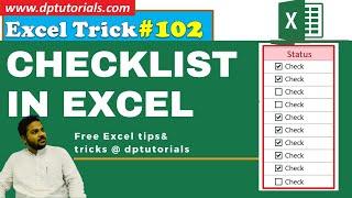 Cara Membuat Checklist di Excel  Buat Daftar Periksa Interaktif di Excel  Trik Excel