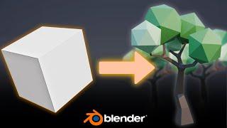 Create a Low Poly Tree in Blender in 1 Minute
